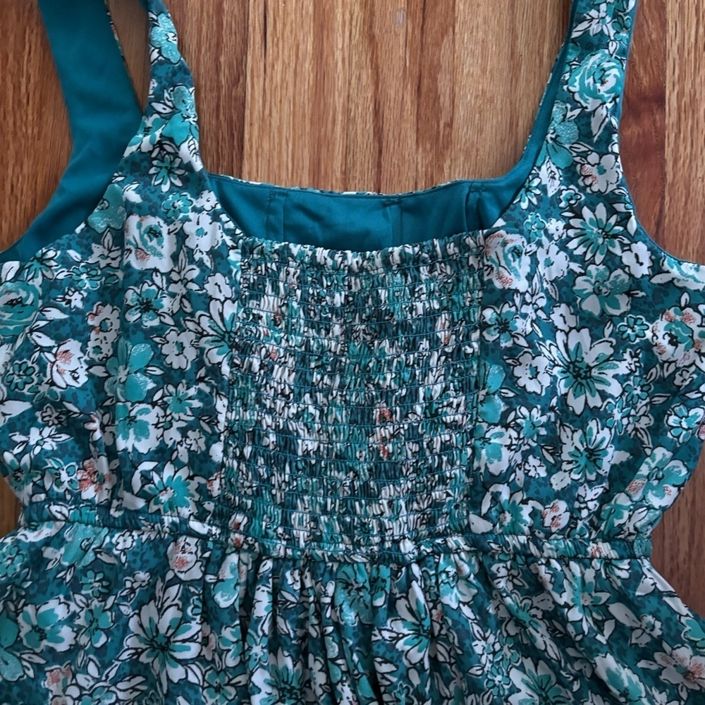 Band of the Free Floral Mini Dress Women’s Sz Medium Romantic Coquette Boho - Picture 2 of 3